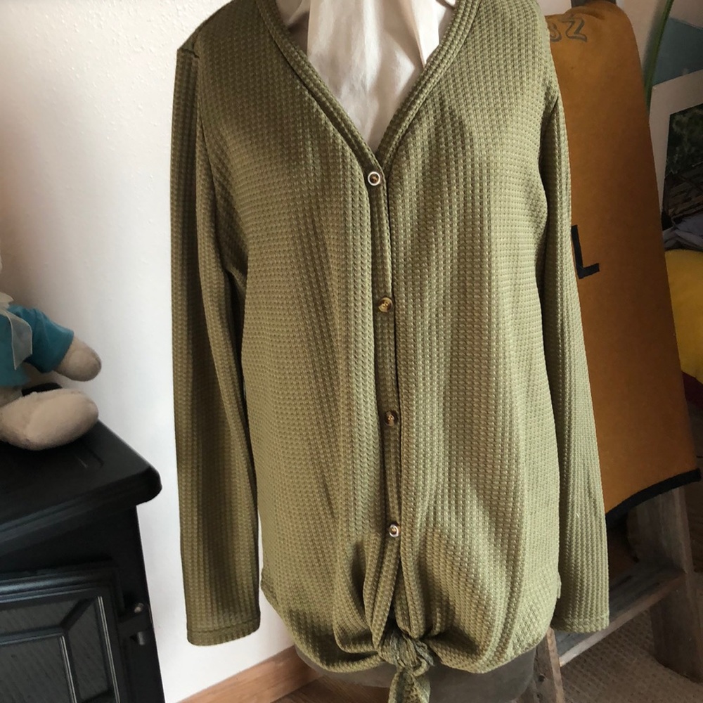Olive green tunic